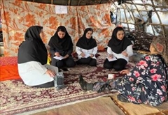 حضور تیم سلامت دولت‌آباد در روستای علی‌بلاغی و ارائه خدمات بهداشتی و درمانی