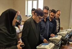 ‍ برگزاری مانور آمادگی انتخابات در فرمانداری نمین